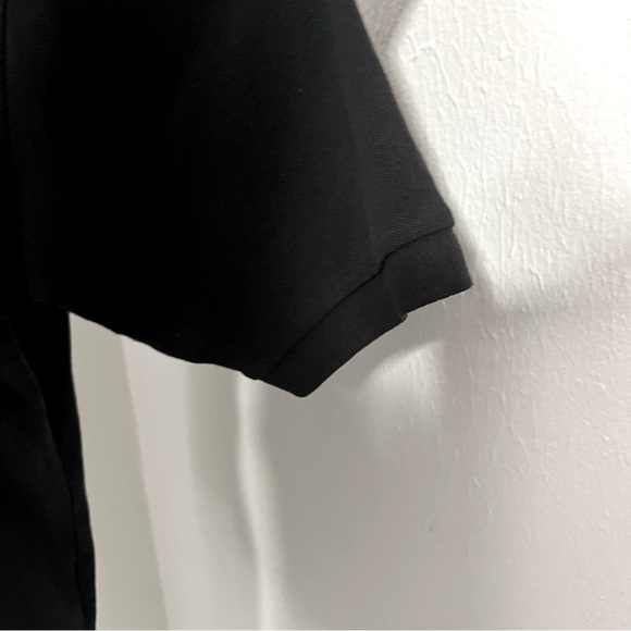 PJ Mark Men's Size Large 2-Button Black Short Sleeve Polo Shirt Business Casual - Picture 4 of 8